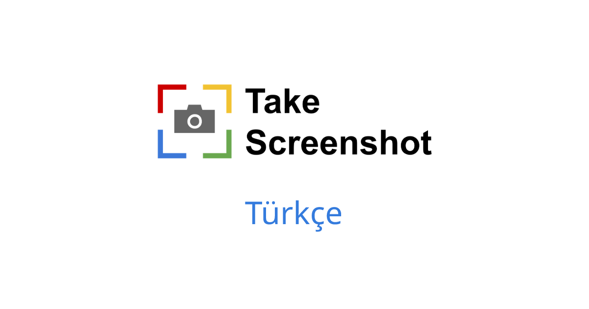 Tarayıcınızdan ücretsiz ekran görüntüsü alın